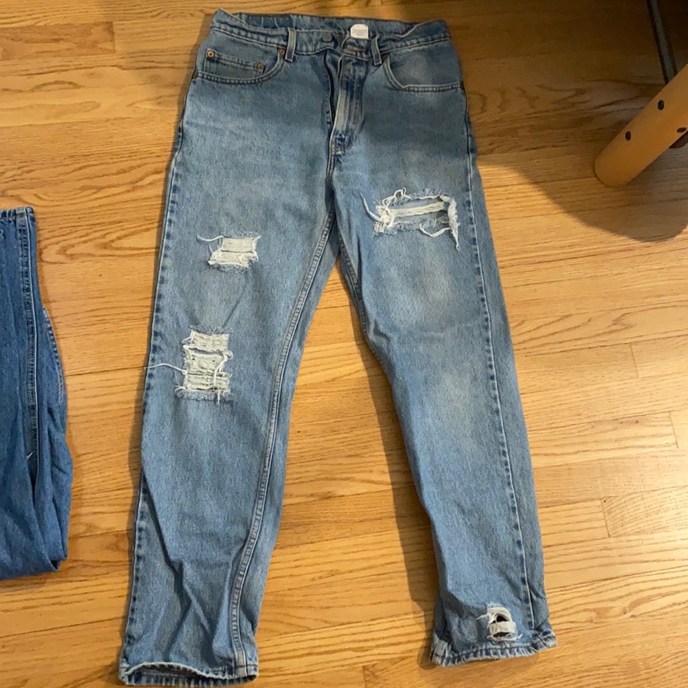 Authentic Levi’s distressed jeans